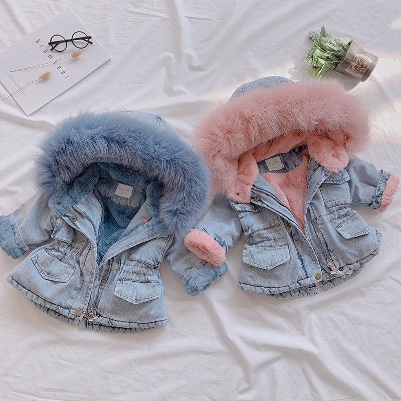 Mädchen Jacke Jeans