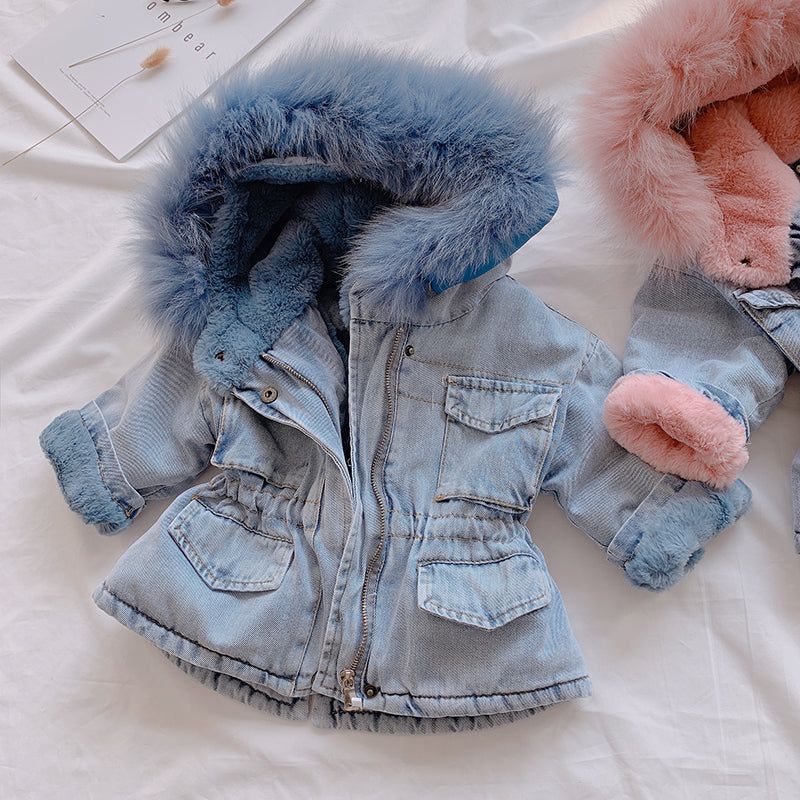 Kinder Denim Jacke blau