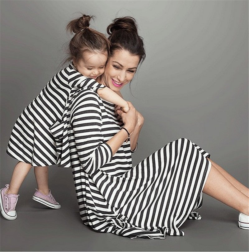 Matching Family Dress gestreift