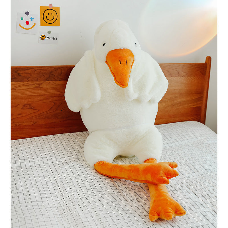 Kuscheltier Gans weiß